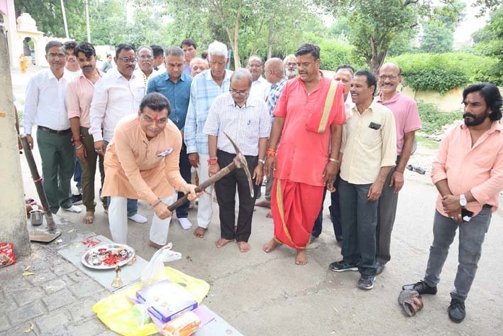 गंगु कंुड परिसर में 26 लाख रूपये के निर्माण कार्य का हुआ शुभारंभ