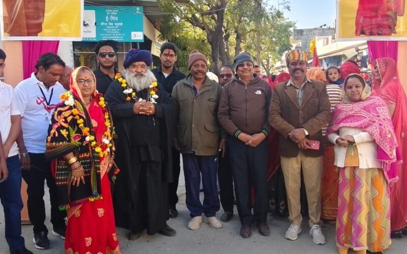 श्री मां हिंगलाज माता की ज्योत पाकिस्तान से पहुंची उदयपुर मेलडी माता मंदिर 