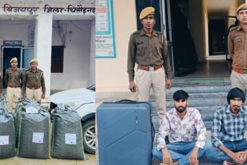 चित्तौड़गढ़ जिले में थाना बिजयपुर एवं पारसोली पुलिस की कार्रवाई